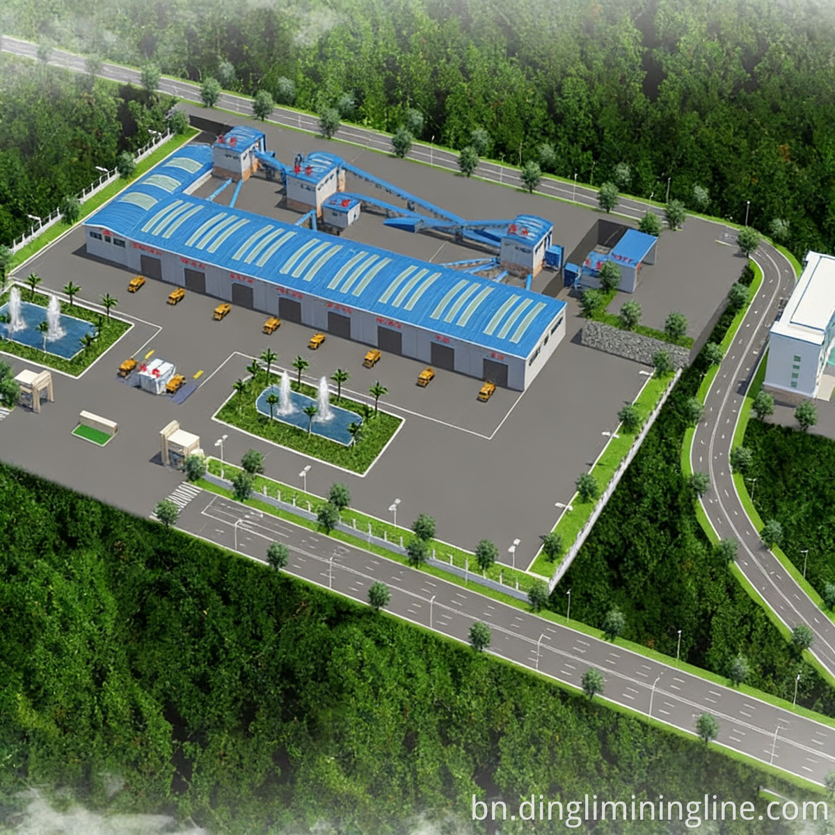 পাথর নুড়ি গ্রেডিং এবং বাছাই লাইন (1) Stone Gravel Grading & Sorting Line (1)